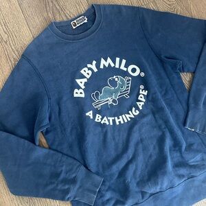 Vintage Bape Baby Milo Tanning Crewneck Sweater (L)